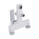 Qtap Змішувач для ванни Gemini (з душовим гарнітуром) QTGEM259CRW45683 Chrome/White