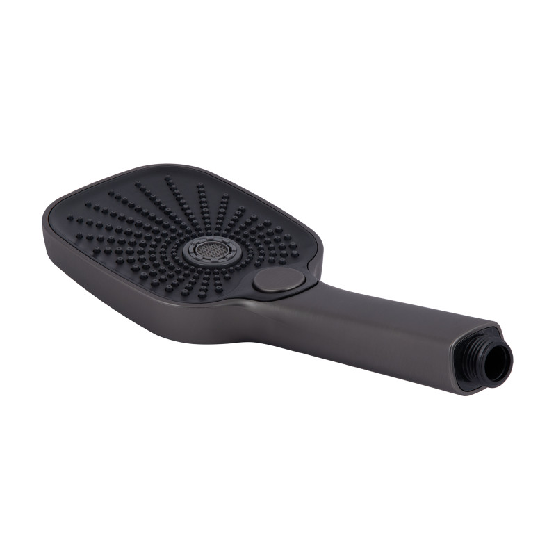 Qtap Змішувач для ванни Gemini (з душовим гарнітуром) QTGEM259GMB45684 Gunmetal Black PVD
