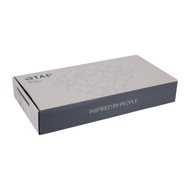 Qtap Змішувач для раковини Gemini високий QTGEM269GMB45680 Gunmetal Black PVD