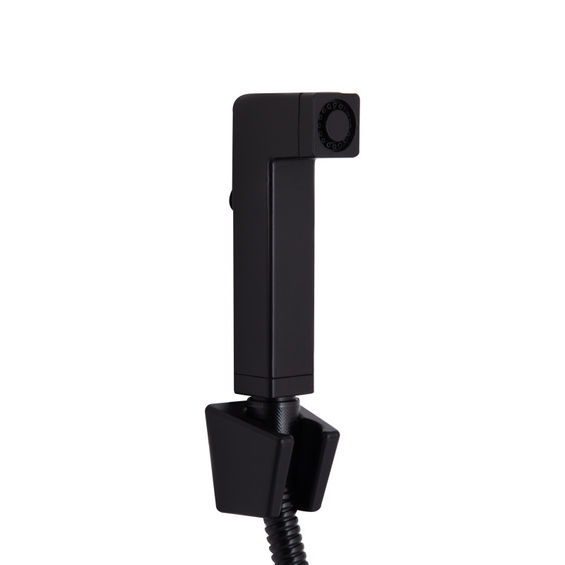 Qtap Змішувач для раковини Gemini (з гігієнічним душем) QTGEM272BLM45690 Black Matt