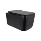 Унітаз підвісний Qtap Gemini Ultra Quiet 485×340×350 мм, Matt Black, з сидінням Slim Duroplast / Soft-close / Quick Release QTGEM28BLM50505 SD00056629