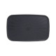 Стельова лійка Qtap (34x190x290) для душових систем Gemini Gunmetal Black PVD QTGEM34190290GMB50069 SD00056193