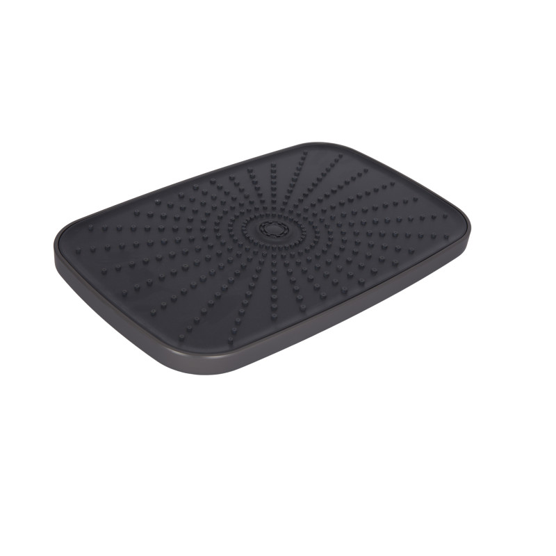 Стельова лійка Qtap (34x190x290) для душових систем Gemini Gunmetal Black PVD QTGEM34190290GMB50069 SD00056193