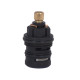 Кран-букса Qtap (41,1х22,6х22,6) для змішувача для ванни Matt Black Gemini QTGEM41122622650046 SD00056170