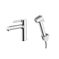 Qtap Змішувач для раковини Grand (з гігієнічним душем) QTGRA272CRM45670 Chrome