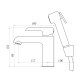 Qtap Змішувач для раковини Grand (з гігієнічним душем) QTGRA272CRW45671 Chrome/White