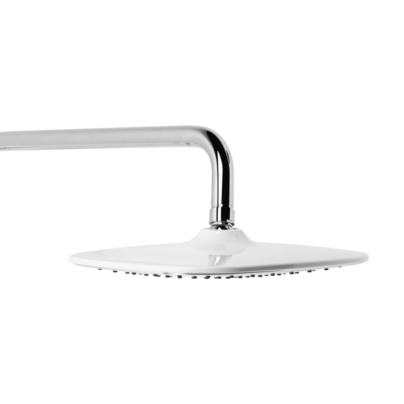 Qtap Душова система універсальна Grand на три споживача (з виливом) QTGRAWCR1004 Chrome/White