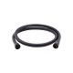 Qtap Шланг для ручного душу Hadice 1200 мм QTHADPVC120B Black Matt