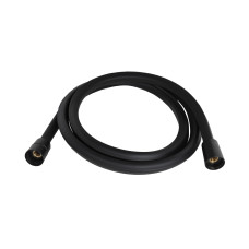 Qtap Шланг для ручного душу Hadice 1600 мм прямоугольний QTHADPVCSQ160B Black Matt