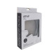 Qtap Шланг для ручного душу Hadice 1600 мм прямоугольний QTHADPVCSQ160B Black Matt