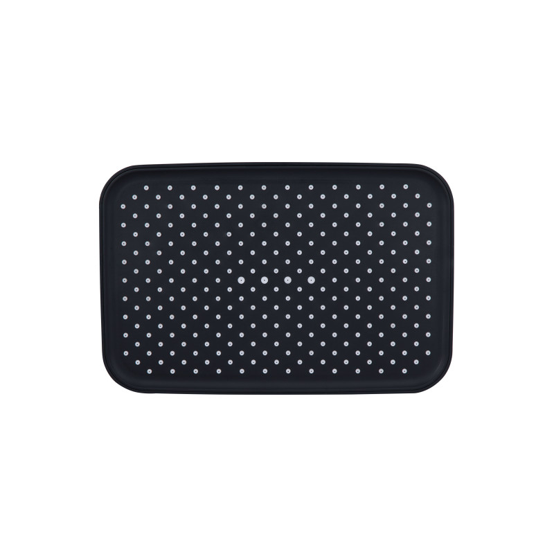 Qtap Лійка для верхнього душу Hlavova 300x200 мм прямокутна QTHLA107BLM45783 Black Matt