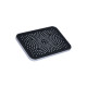 Qtap Лійка для верхнього душу Hlavova 260x180 мм прямокутна QTHLA107CRM45784 Chrome/Black
