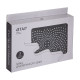Qtap Лійка для верхнього душу Hlavova 260x180 мм прямокутна QTHLA107CRM45784 Chrome/Black