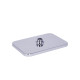 Qtap Лійка для верхнього душу Hlavova 260x180 мм прямокутна QTHLA107CRM45785 Chrome/White