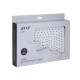 Qtap Лійка для верхнього душу Hlavova 260x180 мм прямокутна QTHLA107CRM45785 Chrome/White