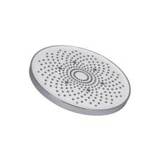 Qtap Лійка для верхнього душу Hlavova D 230 мм округла QTHLA107CRM45787 Chrome/White