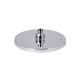 Qtap Лійка для верхнього душу Hlavova D 230 мм округла QTHLA107CRM45787 Chrome/White