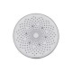 Qtap Лійка для верхнього душу Hlavova D 230 мм округла QTHLA107CRM45787 Chrome/White