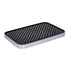 Qtap Лійка для верхнього душу Hlavova 330x220 мм прямокутна QTHLA107BLM45945 Black Matt
