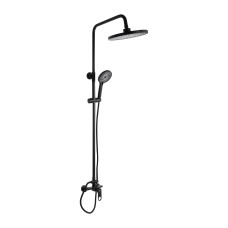 Душова система для душу Qtap Jay на два споживача QTJAY110BLM45550 Black Matt SD00051674