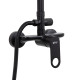 Душова система для душу Qtap Jay на два споживача QTJAY110BLM45550 Black Matt SD00051674