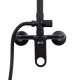 Душова система для душу Qtap Jay на два споживача QTJAY110BLM45550 Black Matt SD00051674