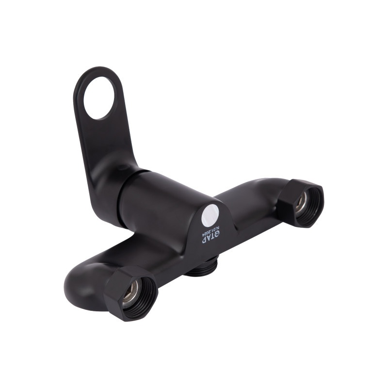 Душова система для душу Qtap Jay на два споживача QTJAY110BLM45550 Black Matt SD00051674