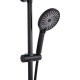 Душова система для душу Qtap Jay на два споживача QTJAY110BLM45550 Black Matt SD00051674