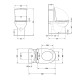 Унітаз підлоговий Qtap Jay Eco Ultra Quiet з сидінням Soft-close 640x360x835 мм QTJAY27W48749 White SD00054873