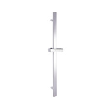 Qtap Душова стійка з тримачем універсальна Lepit 705 мм прямокутна QTLEP82103NC Chrome