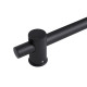 Qtap Душова стійка з тримачем універсальна Lepit 665 мм округла QTLEP82103OB Black Matt