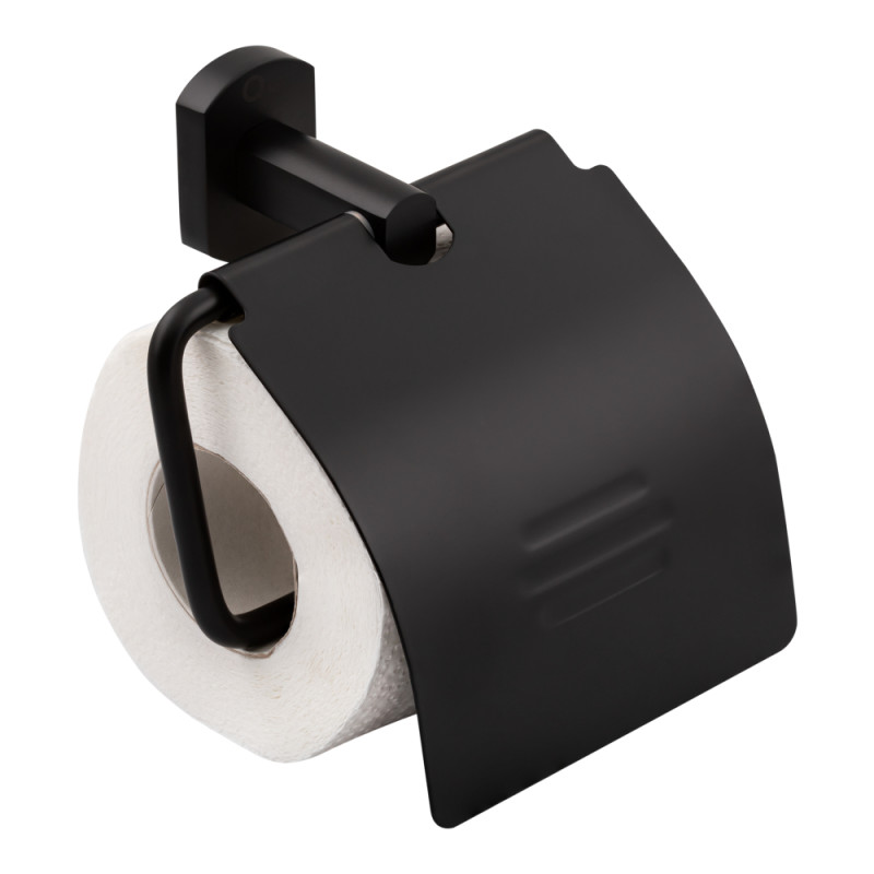 Qtap Тримач для туалетного паперу Liberty QTLIBBLM1151 Black