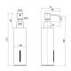 Qtap Дозатор для рідкого мила Liberty QTLIBBLM11522 Black