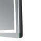 Дзеркало Qtap Mideya (MI2) 800х600 з годинником, з LED-підсвічуванням Touch, з антизапотіванням, димером, рег. яскравості QTMID80060049265 SD00055389