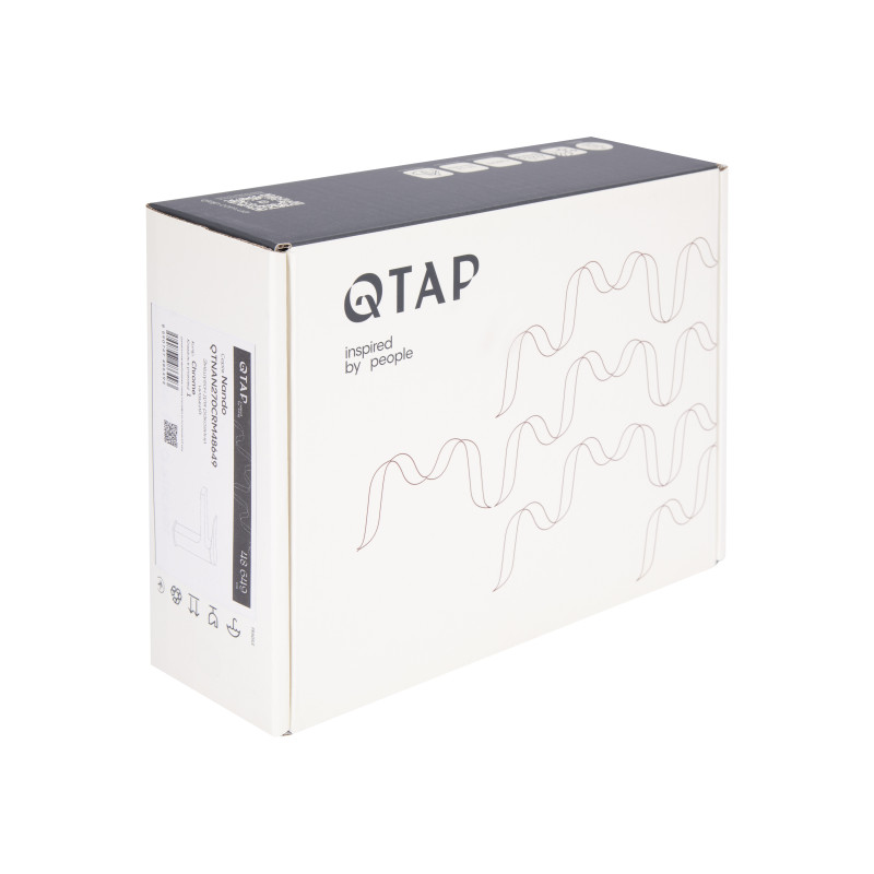 Змішувач для раковини низький Qtap Nando QTNAN270CRM48649 Chrome SD00054773