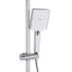 Душова система універсальна Qtap Presto на три споживачі (з виливом) QTPRE111CRW45580 Chrome/White SD00051704