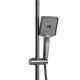 Душова система універсальна Qtap Presto на три споживачі (з виливом) QTPRE111GRP45585 Graphite SD00051709