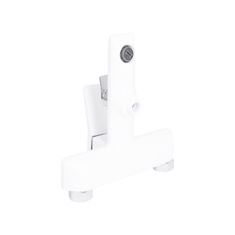 Змішувач для ванни Qtap Presto (з душовим гарнітуром) QTPRE259CRW45579 Chrome/White SD00051703