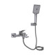 Змішувач для ванни Qtap Presto (з душовим гарнітуром) QTPRE259GRP45584 Graphite SD00051708