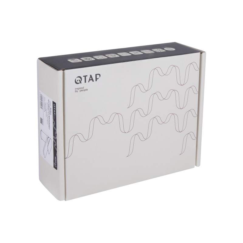 Qtap Змішувач для раковини Presto QTPRE270GRP45581 Graphite