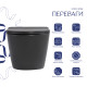 Унітаз підвісний Qtap Robin Ultra Quiet 520×365×340 мм, Anthracite, з сидінням Slim Duroplast / Soft-close / Quick Release QTROB26AN48995 SD00055119
