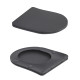 Унітаз підвісний Qtap Robin Ultra Quiet 520×365×340 мм, Anthracite, з сидінням Slim Duroplast / Soft-close / Quick Release QTROB26AN48995 SD00055119