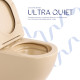 Унітаз підвісний Qtap Robin Ultra Quiet 520×365×340 мм, Beige, з сидінням Slim Duroplast / Soft-close / Quick Release QTROB26SB48997 SD00055121
