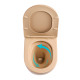 Унітаз підвісний Qtap Robin Ultra Quiet 520×365×340 мм, Beige, з сидінням Slim Duroplast / Soft-close / Quick Release QTROB26SB48997 SD00055121