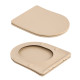 Унітаз підвісний Qtap Robin Ultra Quiet 520×365×340 мм, Beige, з сидінням Slim Duroplast / Soft-close / Quick Release QTROB26SB48997 SD00055121