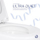 Унітаз підвісний Qtap Robin ML Ultra Quiet 490x365x325 мм, з сидінням Soft-close MagLock, White QTROBML26W49621 SD00055745