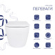 Унітаз підвісний Qtap Robin ML Ultra Quiet 520x365x365 мм, з сидінням Soft-close MagLock, White QTROBML26W49623 SD00055747