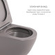 Комплект Qtap Robin Stone grey 3 в 1: підвісний унітаз Ultra Quiet + біде підвісне + раковина накладна QTROBSG49158 SD00055282