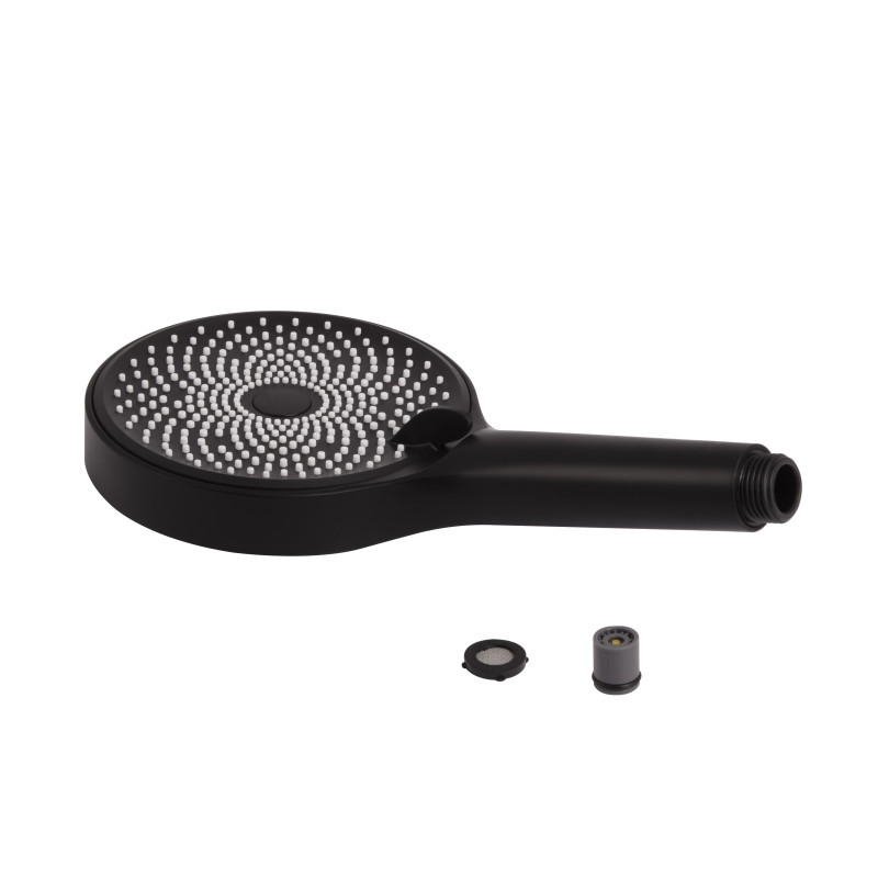 Qtap Лійка для ручного душу Rucni D 130 мм округла QTRUC125BLM45953 Black Matt