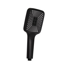 Qtap Лійка для ручного душу Rucni 140x110 мм прямокутна QTRUC125BLM45955 Black Matt